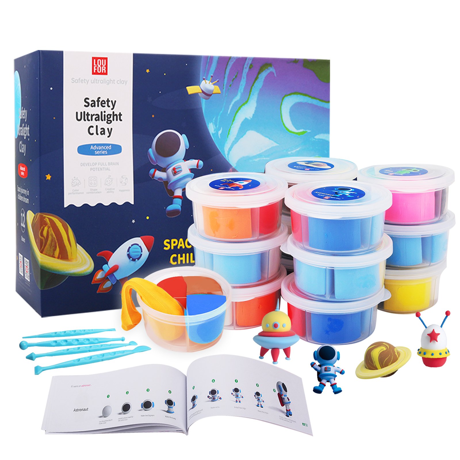Air Dry Clay Pets Group Modeling Clay Kits for Kids