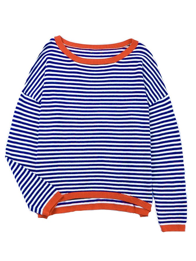 Women's Contrast Stripe Sweater