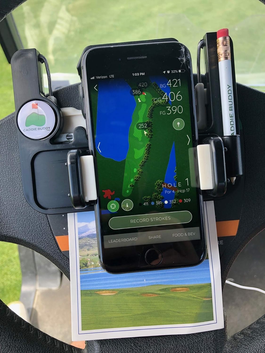 🔥Hot Sale 49% off🌟⛳ Golf cart steering wheel phone holder