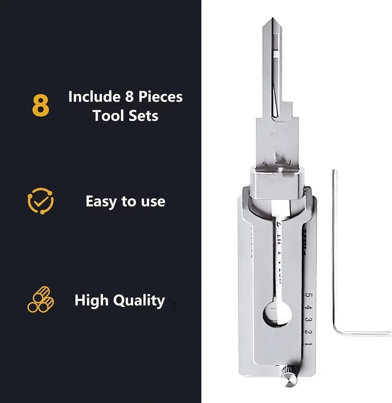 Stainless Steel Master Key Decoder