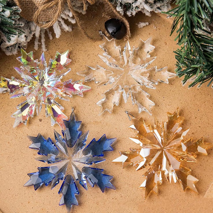 🔥LAST DAY 50% OFF - ❄️🌈Crystal Snowflake Suncatcher