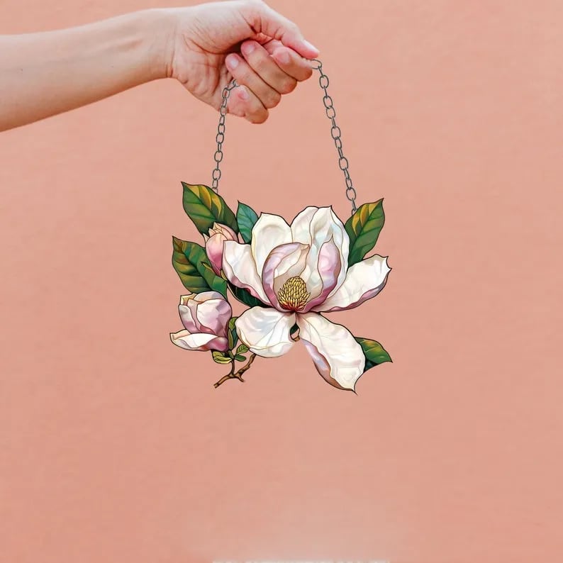 🔥LAST DAY 50% OFF - 💐 Art Flower Basket Pendant 🏡