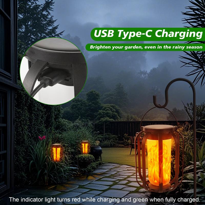 ⏰Historical Lowest Price: Save 49%-🔥Solar lantern outdoor light with base