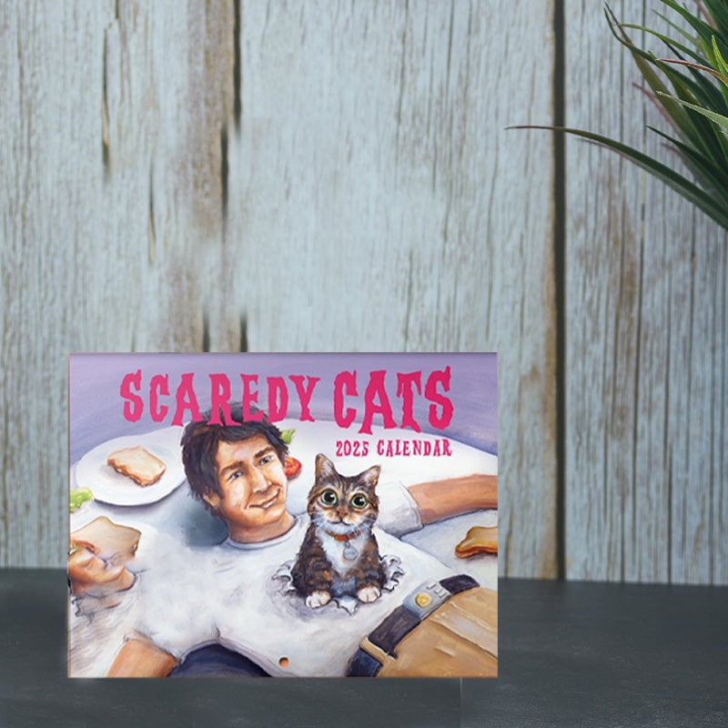 🔥LAST DAY SALE 50% OFF - 🐱Scaredy Cats 2025 Monthly Calendar