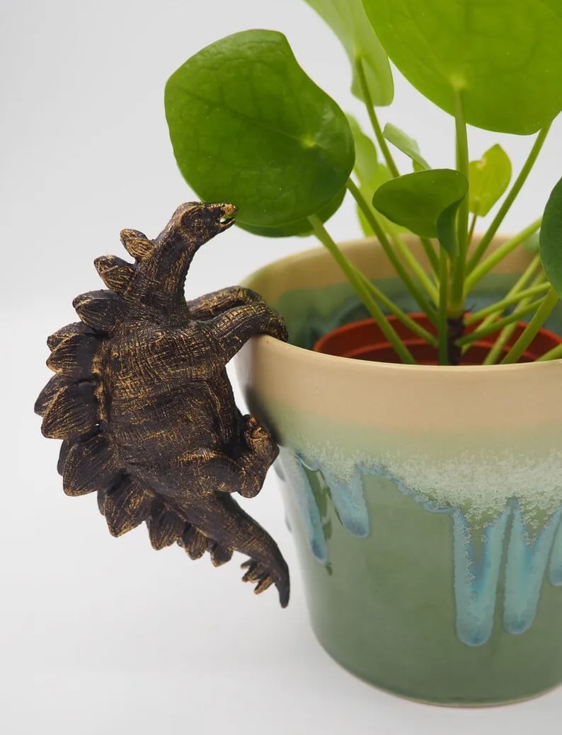 Cute potted plant decoration