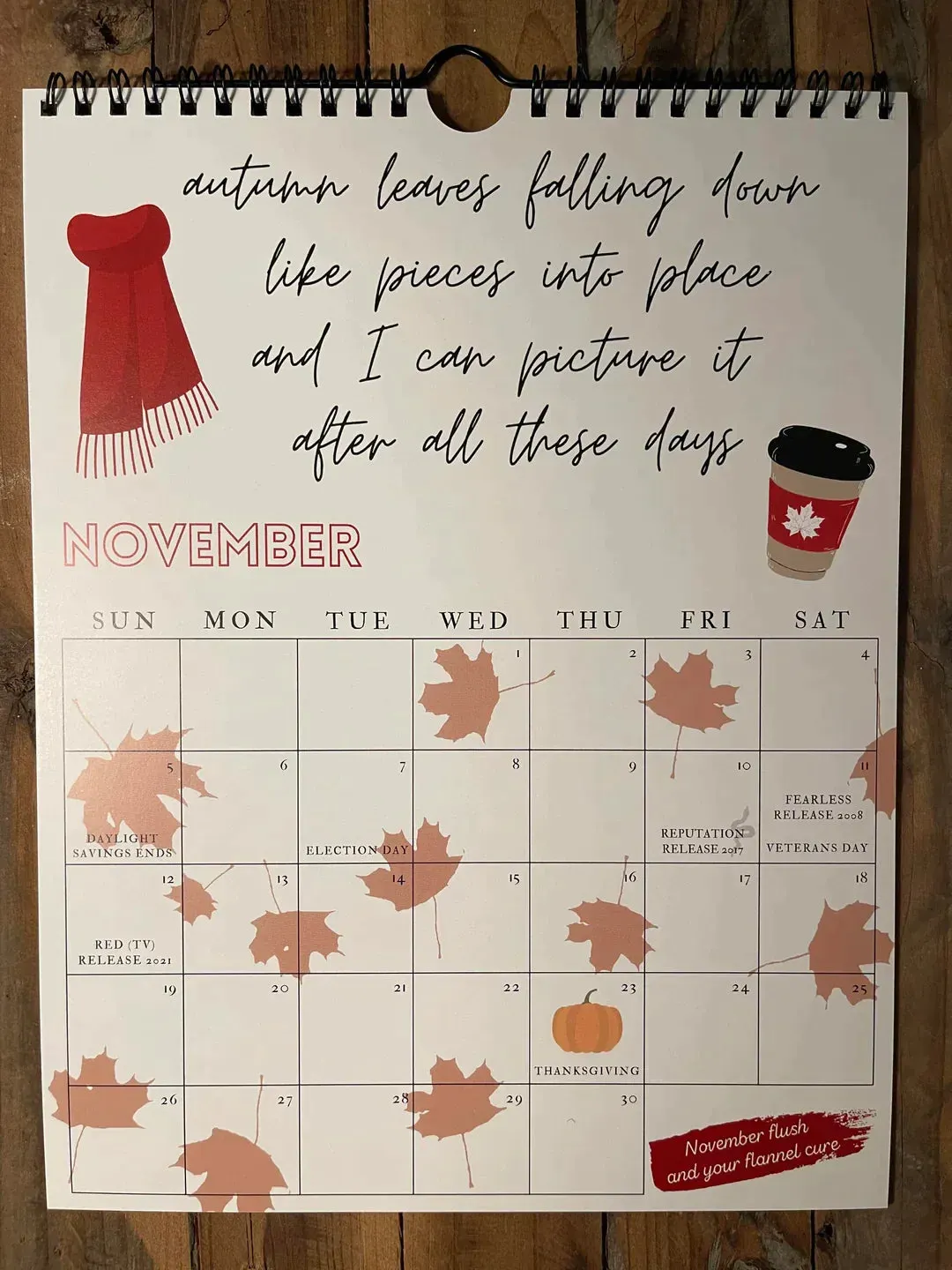 🎤Now we've dropped the 2025 TS Lyrics Calendar!