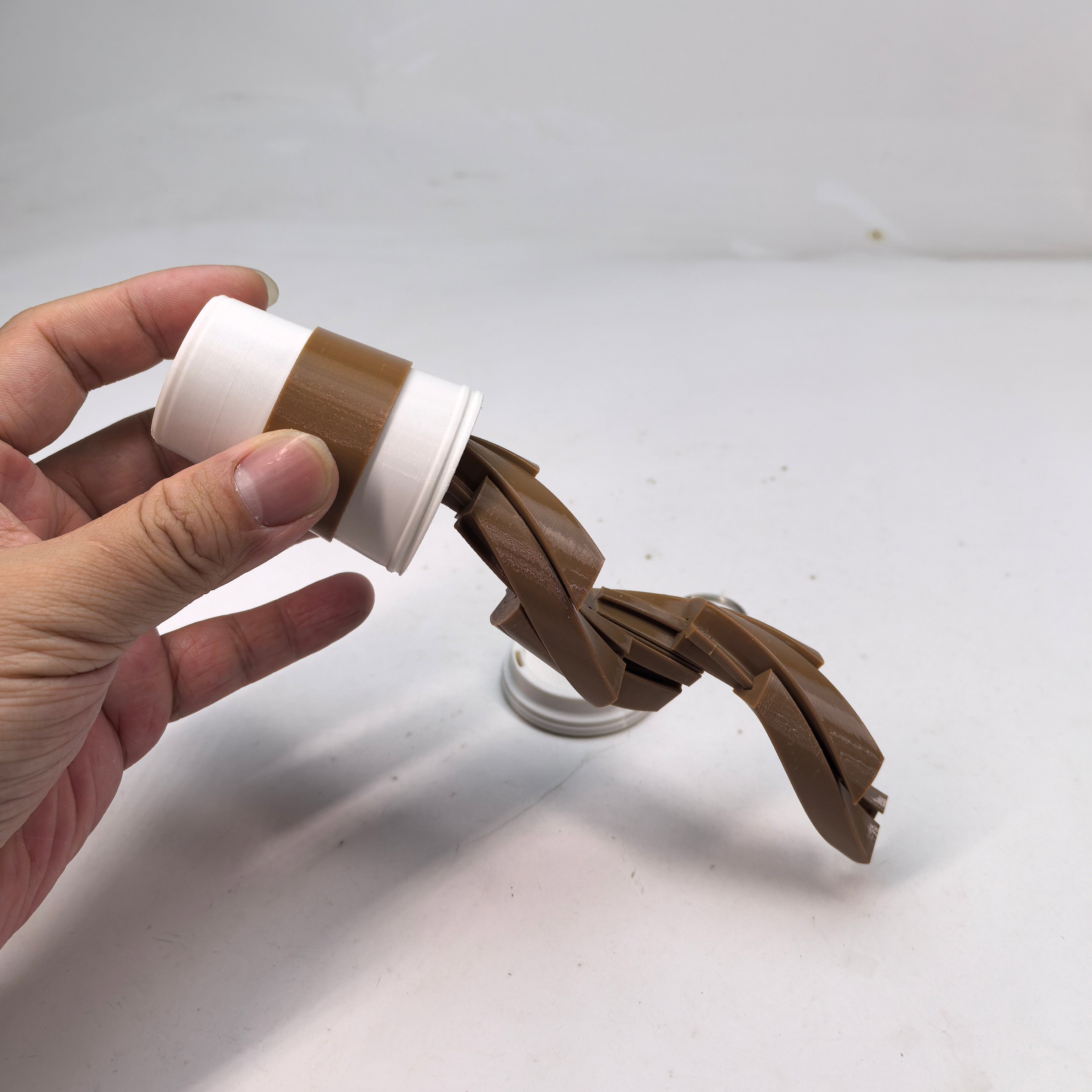 3D-Printed Coffee Spill Fidget.