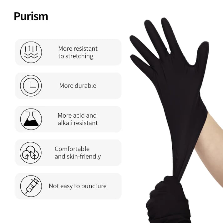 2026 New Years Sale - High Elastic Protective Rubber Nitrile Gloves
