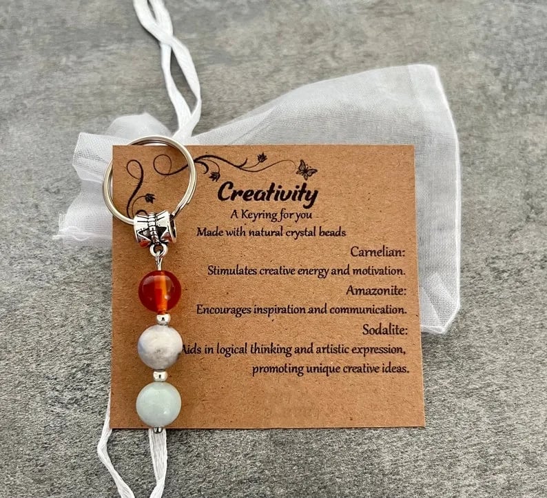 🔥LAST DAY 50% OFF - 🌟Natural crystal keychain 🌟