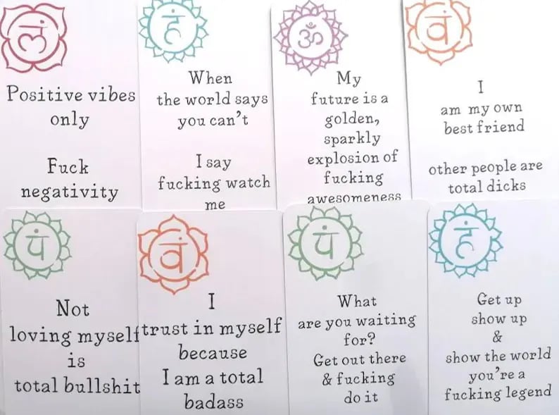 🔥Hot Sale 50% OFF✨ - 🎁Funny Affirmation Card Gift With Storage Pouch