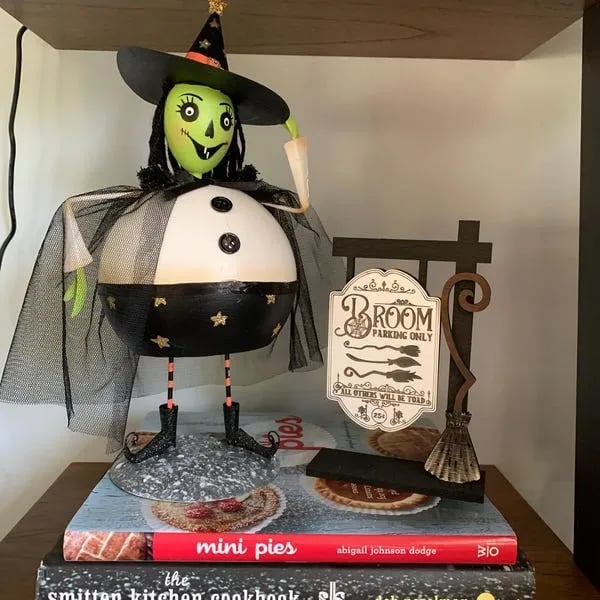 🧹Broom Parking Halloween Mini Sign