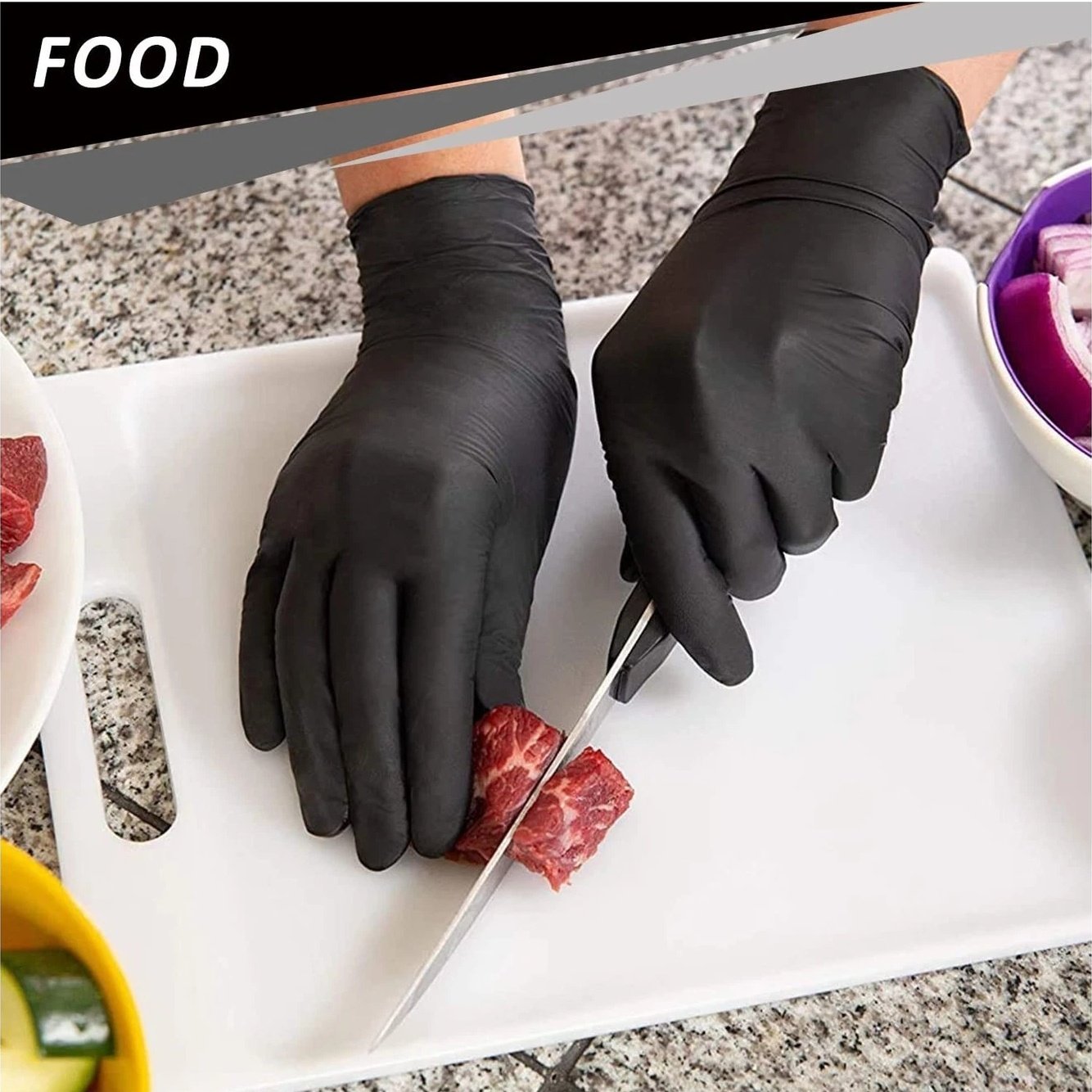 2026 New Years Sale - High Elastic Protective Rubber Nitrile Gloves