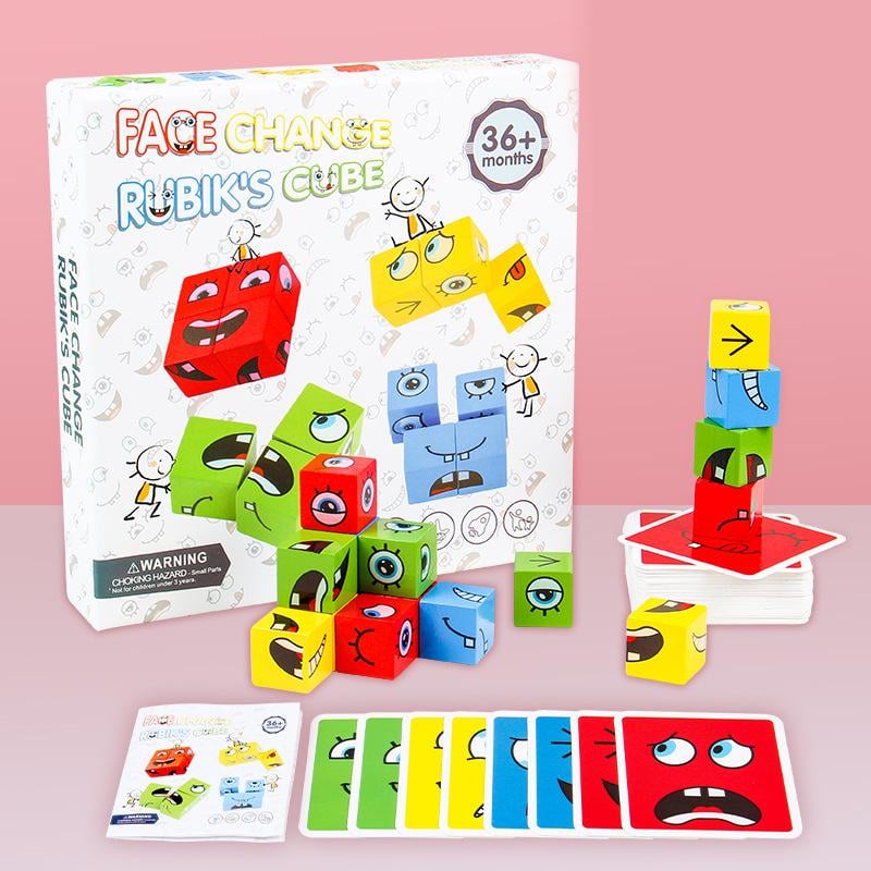 🎲 Face-Changing Magic Cube – The Ultimate Fun & Interactive Toy! 🧩✨