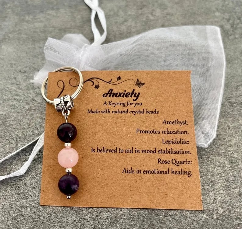 🔥LAST DAY 50% OFF - 🌟Natural crystal keychain 🌟