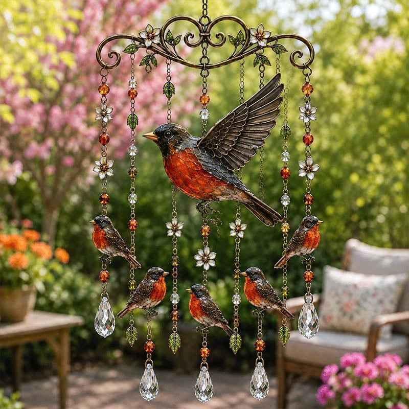 🐦🐦🎐Last Day 49% OFF - 🐦🎐Graceful Hummingbird Wind Chime