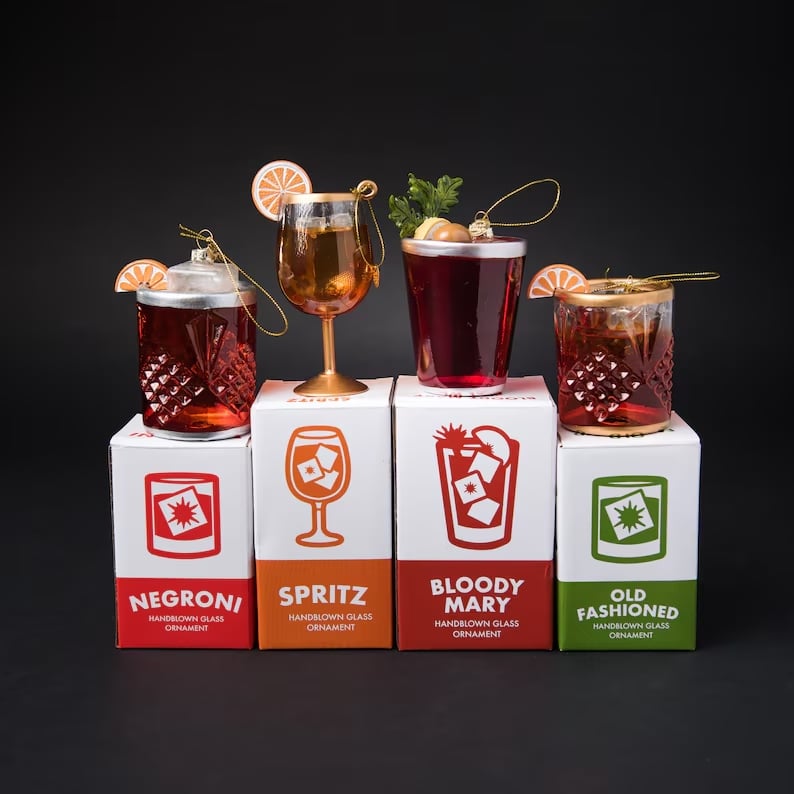 🔥Last 4 hours 57% OFF -🥃Whiskey Cocktail Christmas Ornament