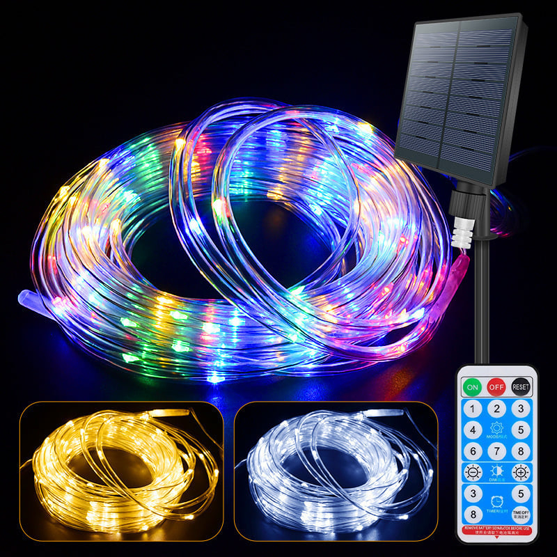 ⏰Historical Lowest Price: Save 49%-🔥Solar Powered Strip Lights Outdoor Waterproof