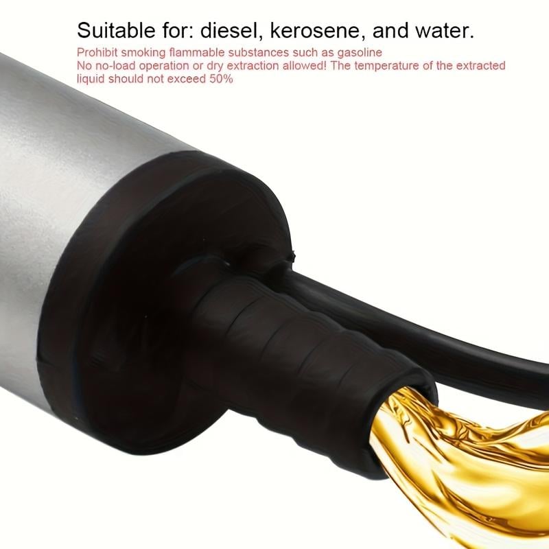 Portable Submersible Pump ⚡ Perfect for Diesel, Kerosene & Water💧