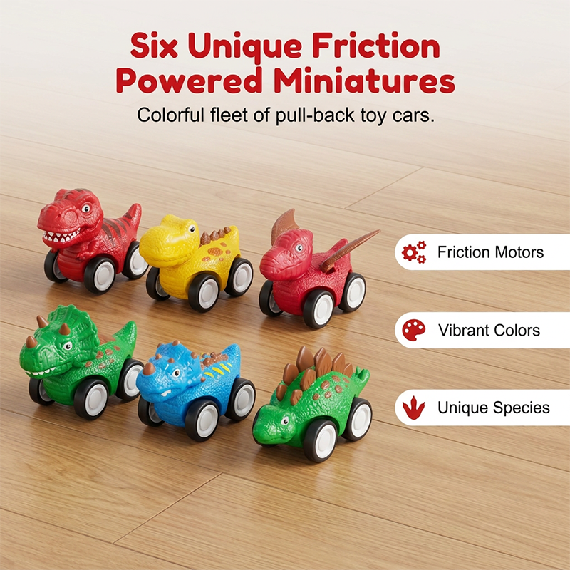 Double-Decker Dinosaur Transport Truck Toy