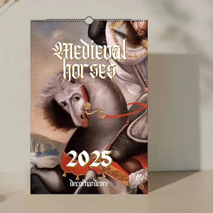 🐎2025 Medieval Horses Wall Calendar📅