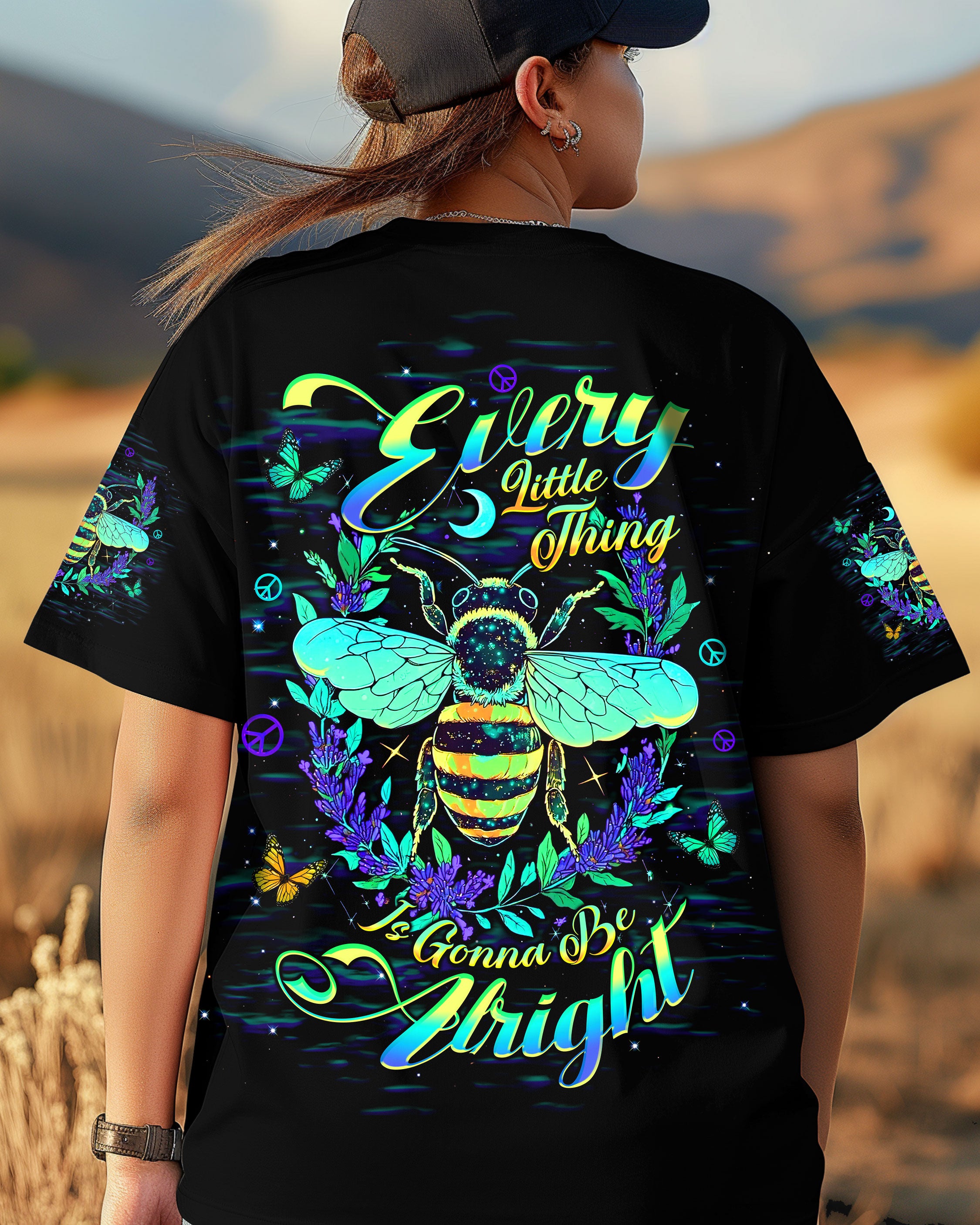 EVERY LITTLE THING IS GONNA BE ALRIGHT BEE ALL OVER PRINT  - TLTW3005253