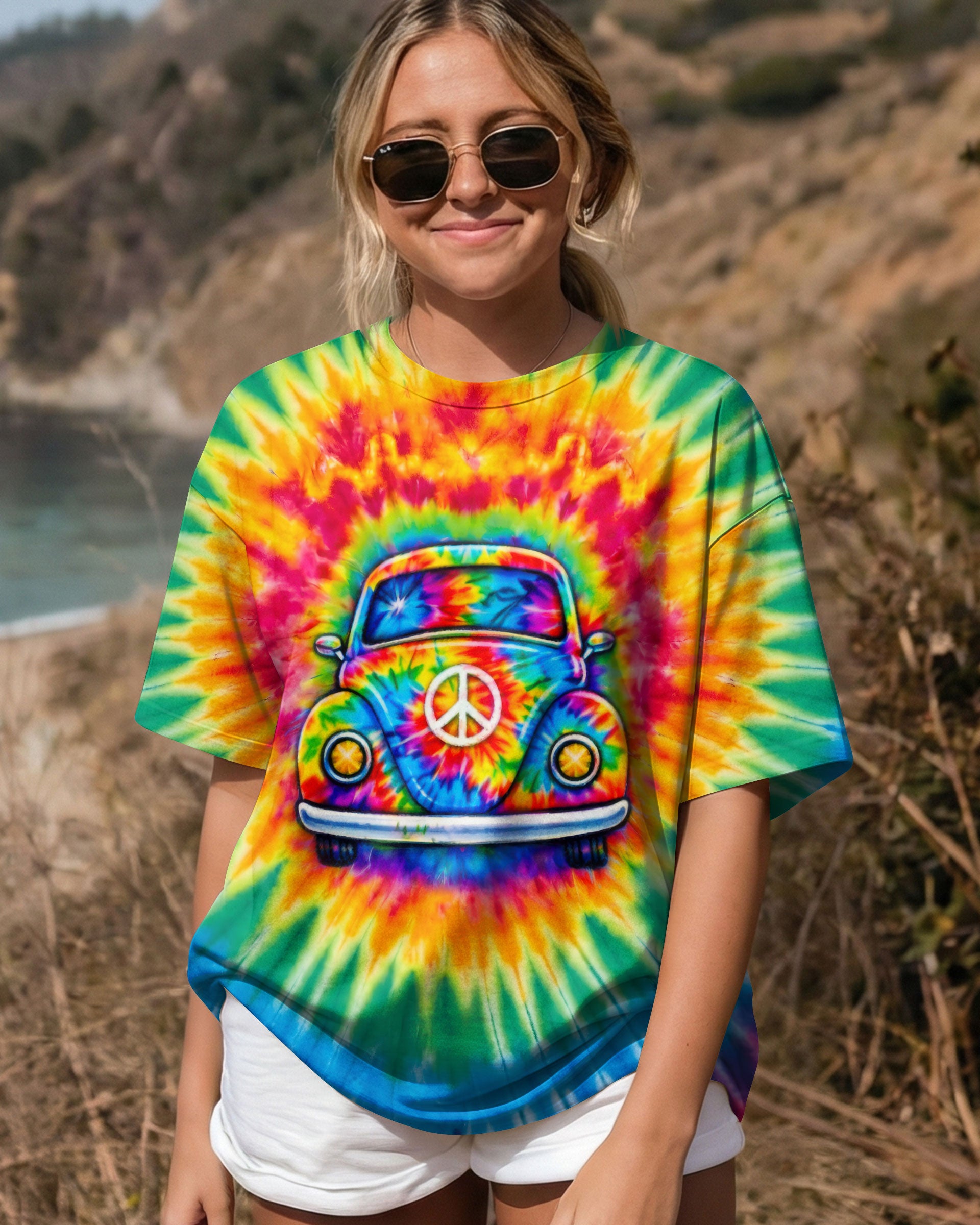 RUNNING AGAINST THE WIND CAR  SWIRL ALL OVER PRINT - TLTW0302263