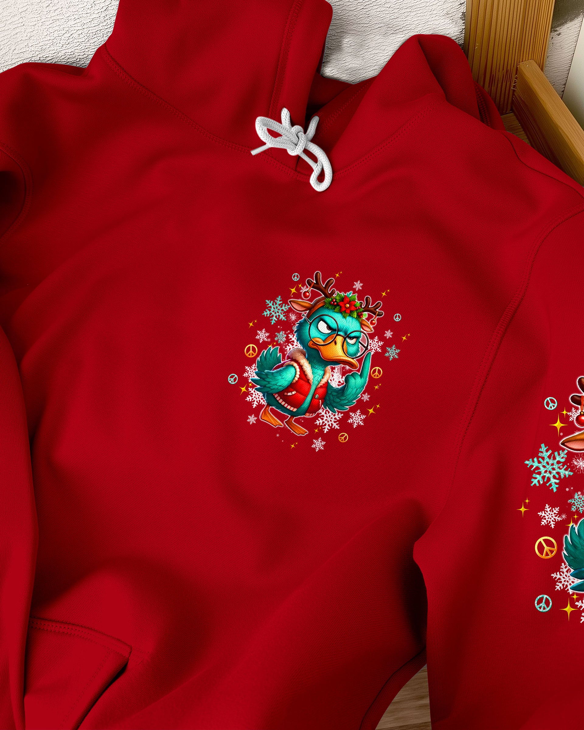 IS THIS JOLLY ENOUGH DUCK CHRISTMAS ALL OVER PRINT - TLTW0610253