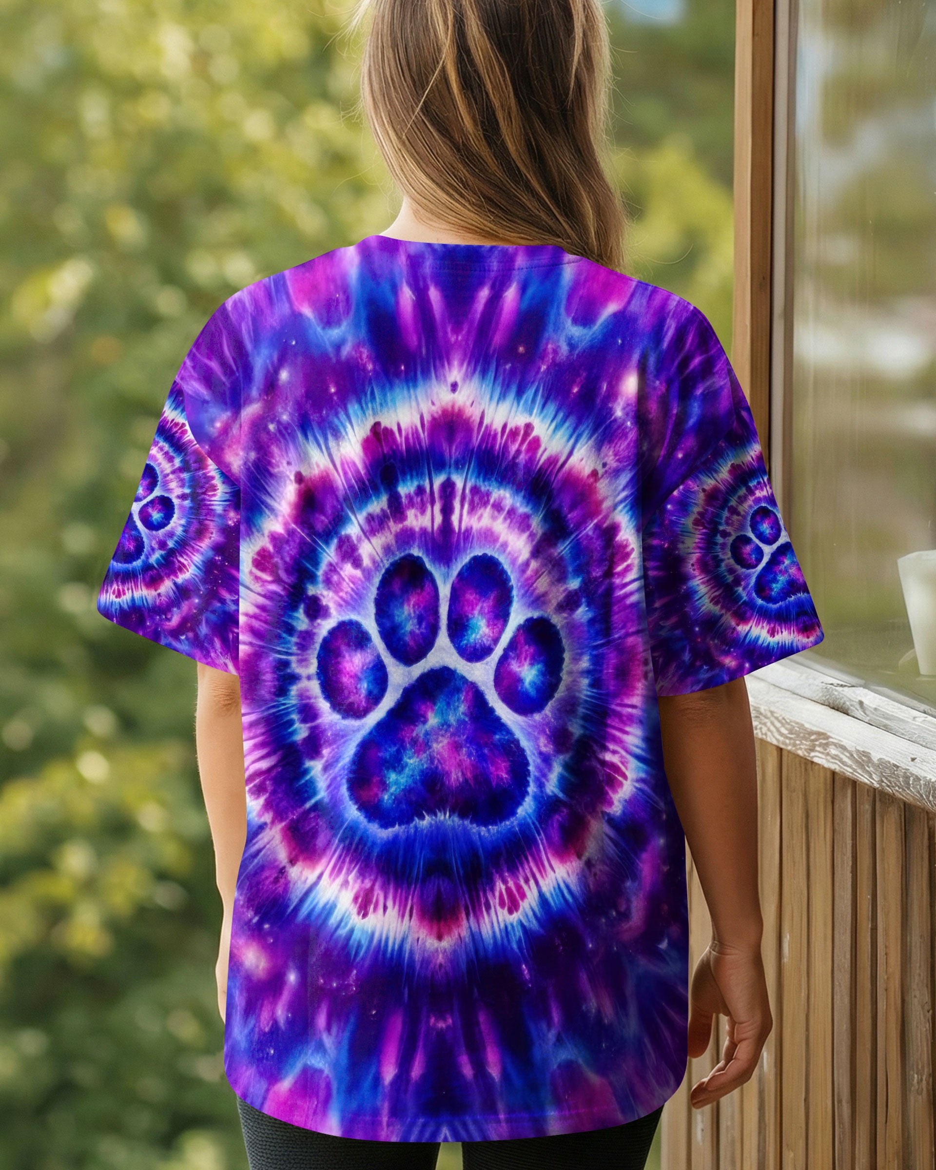 PAW PRINT GALAXY  SWIRL ALL OVER PRINT - TLTW2602261