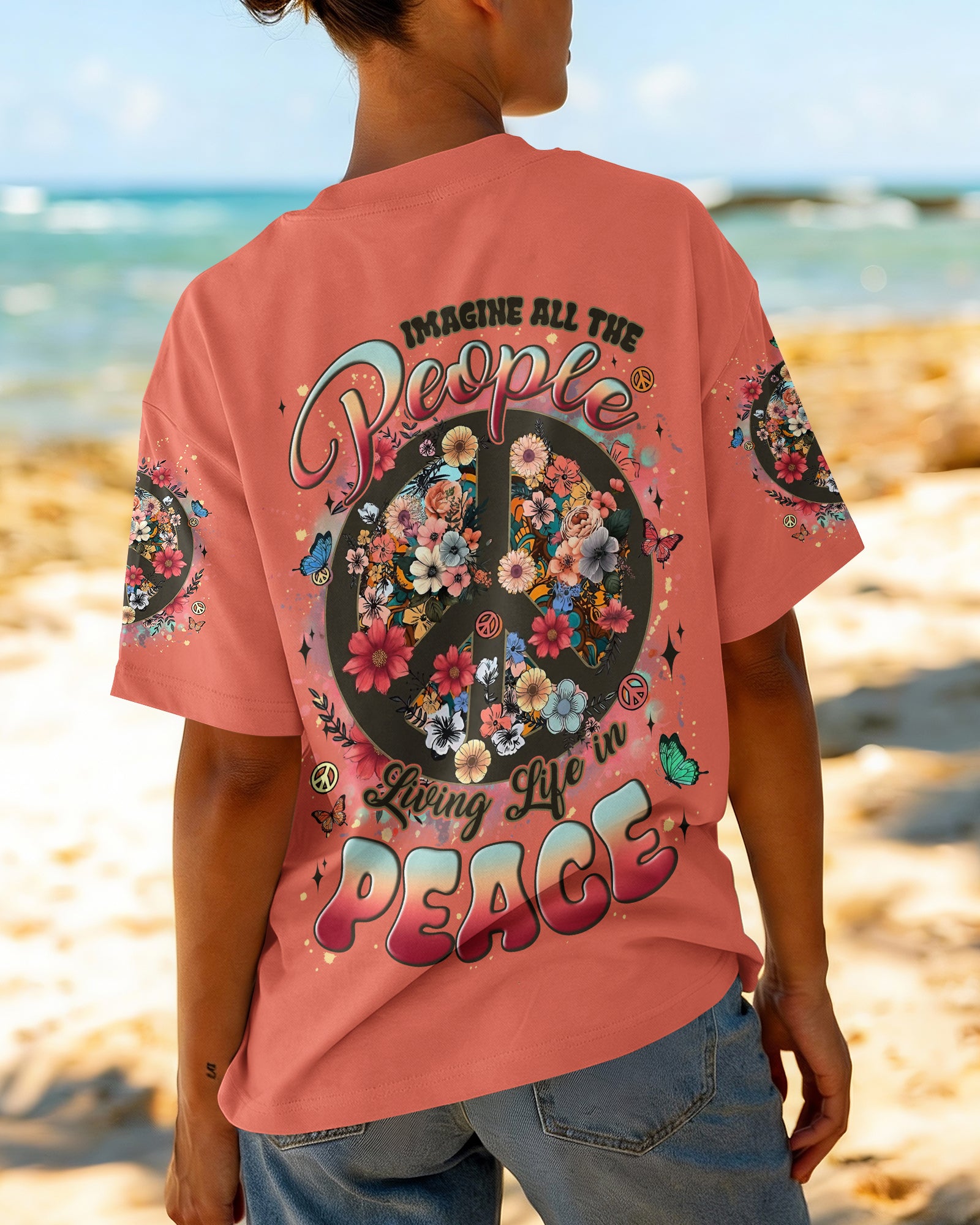 IMAGINE ALL THE PEOPLE LIVING LIFE IN PEACE ALL OVER PRINT - TYLN2303262