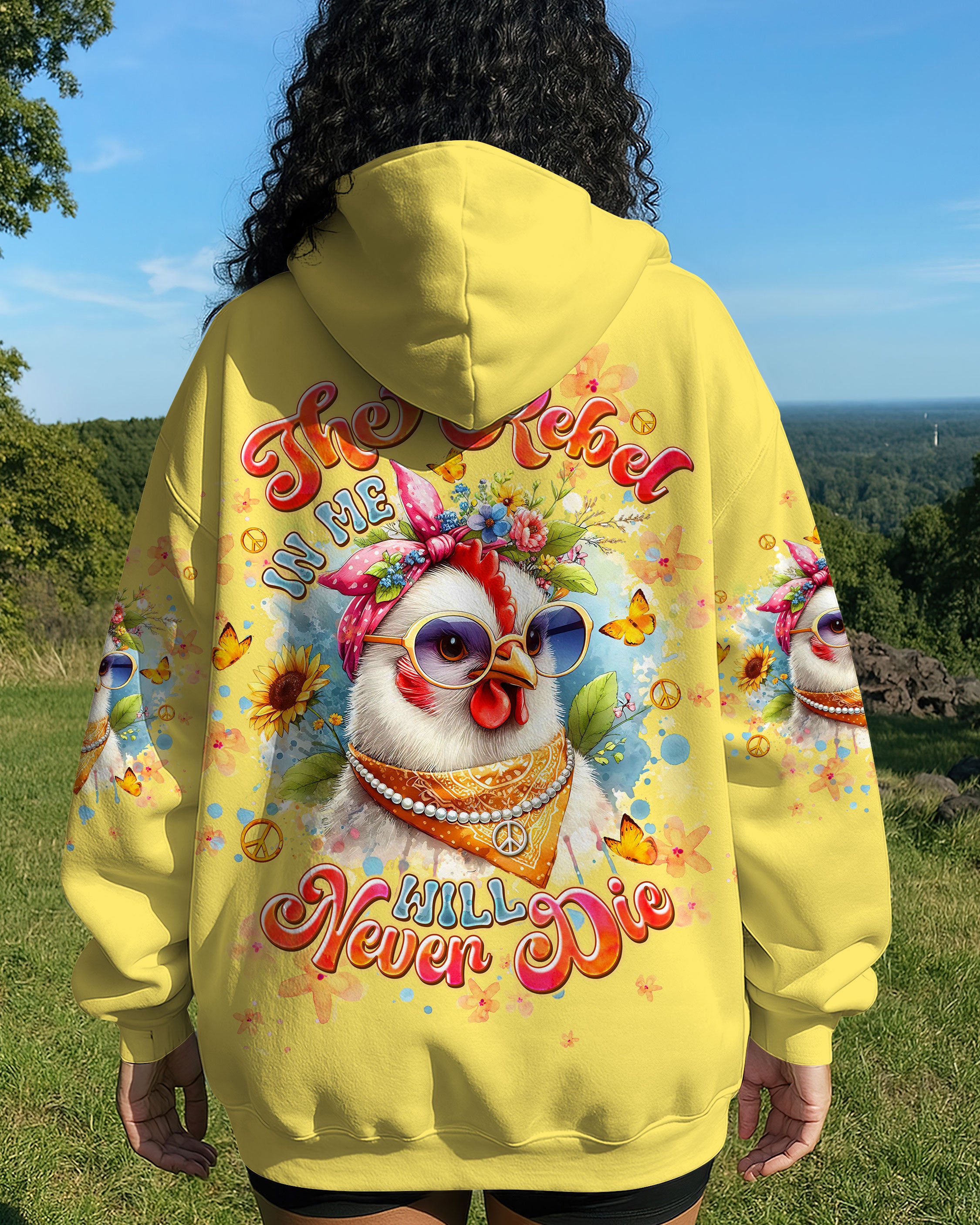 THE REBEL IN ME WILL NEVER DIE CHICKEN ALL OVER PRINT - TLTW1507252