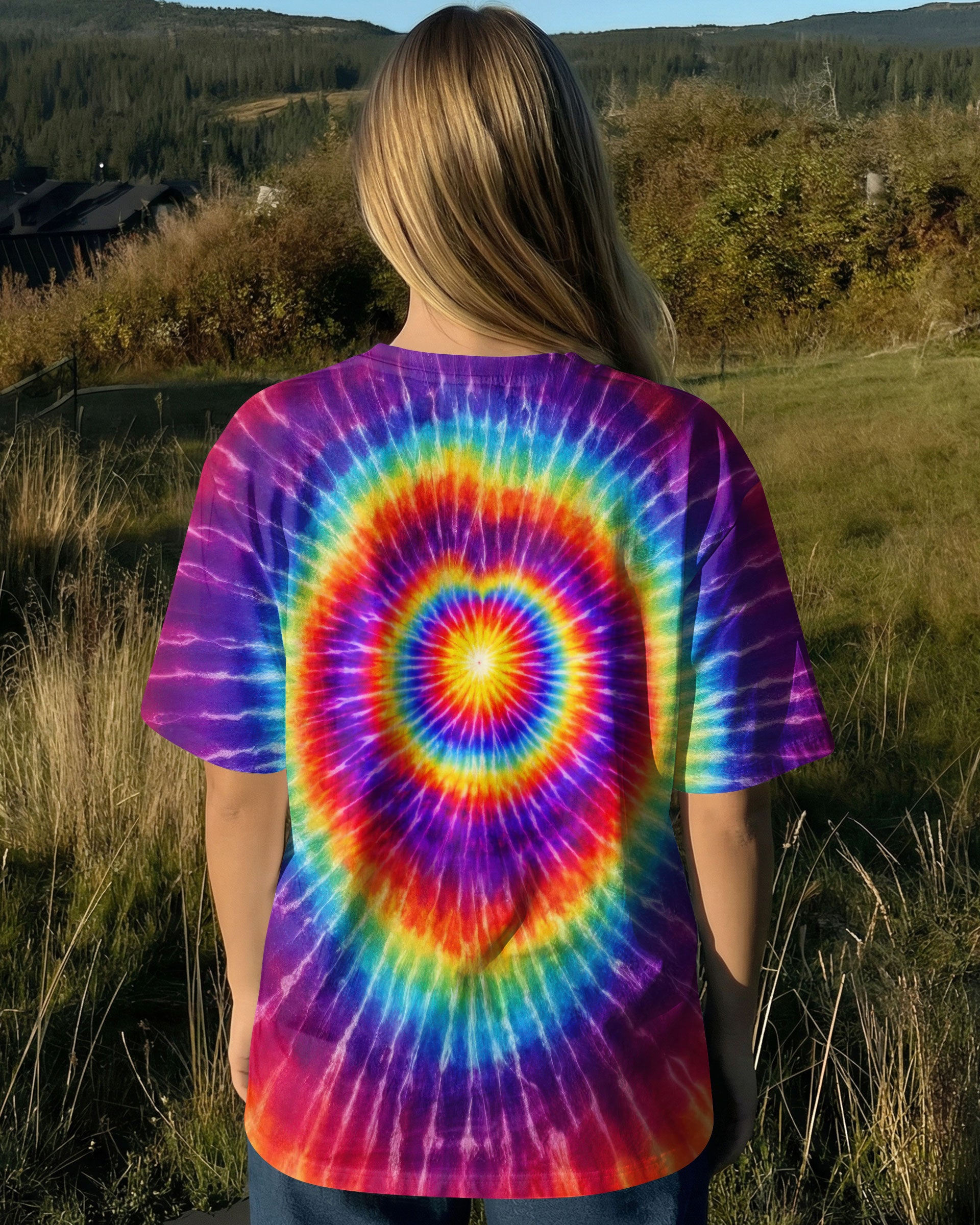 FUNNY THREE CAT COLORFUL SWIRL ALL OVER PRINT   - TLTW2802262