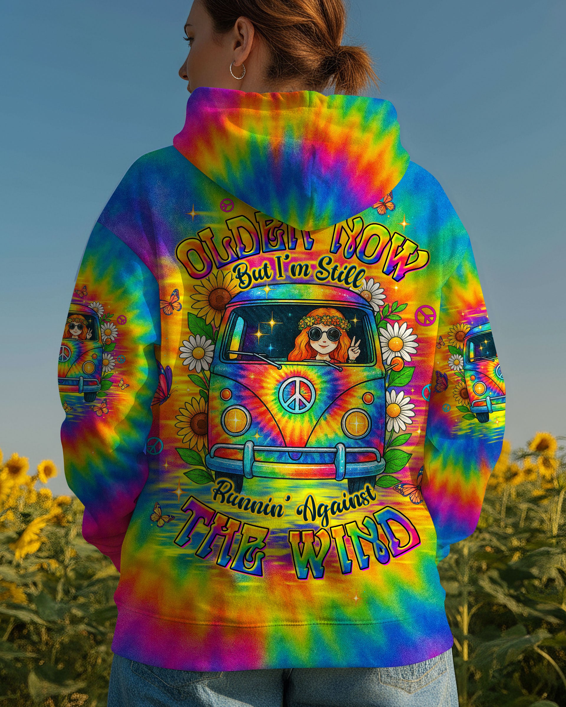 RUNNING AGAINST THE WIND BUS TIE DYE ALL OVER PRINT - TLTW2910252