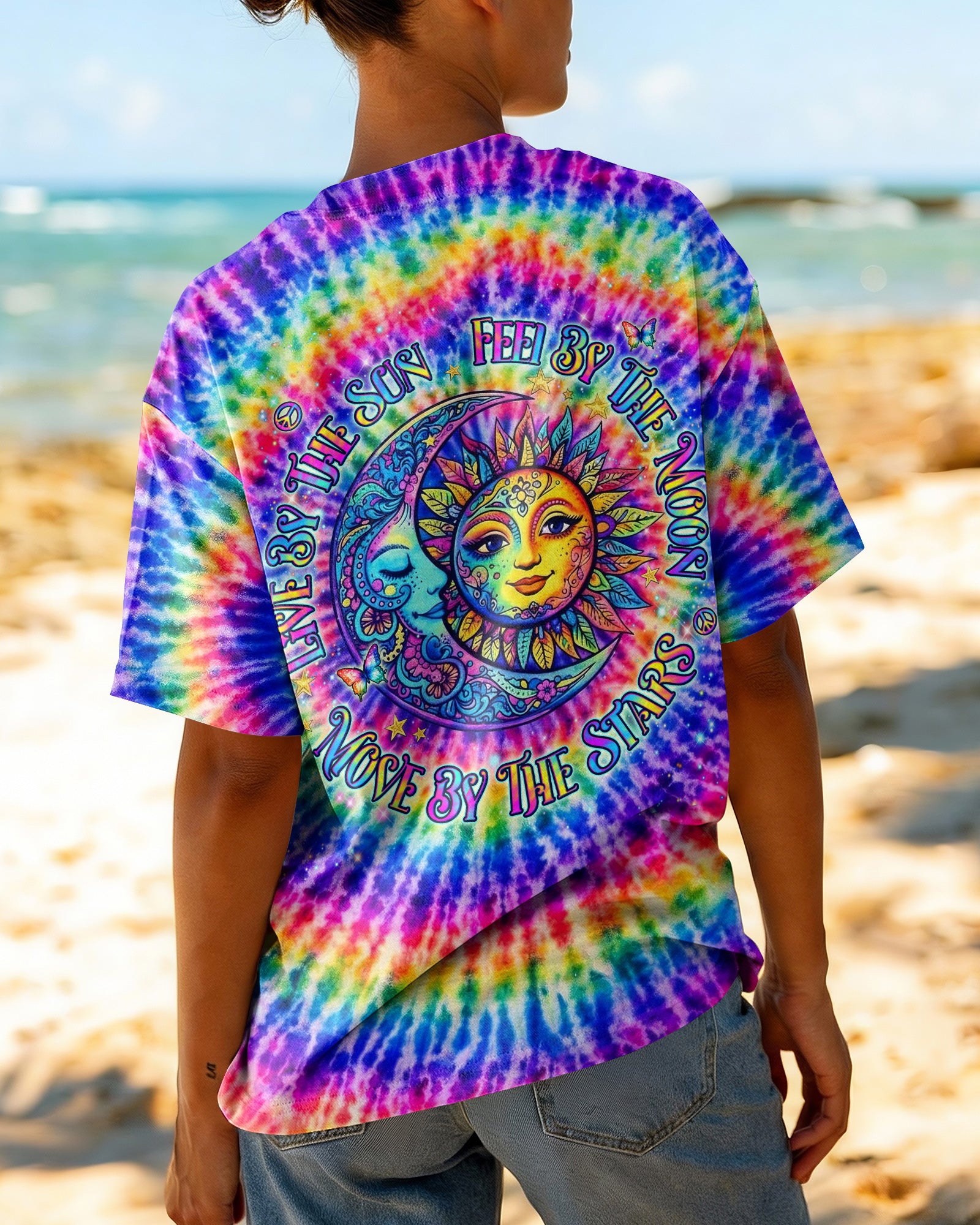 LIVE BY THE SUN RADIANT SWIRL ALL OVER PRINT - YHLN2602262