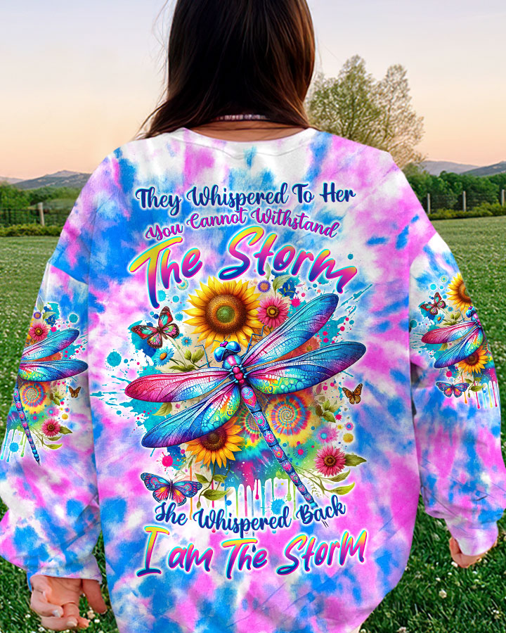 I AM THE STORM DRAGONFLY TIE DYE ALL OVER PRINT - TLTW1501244