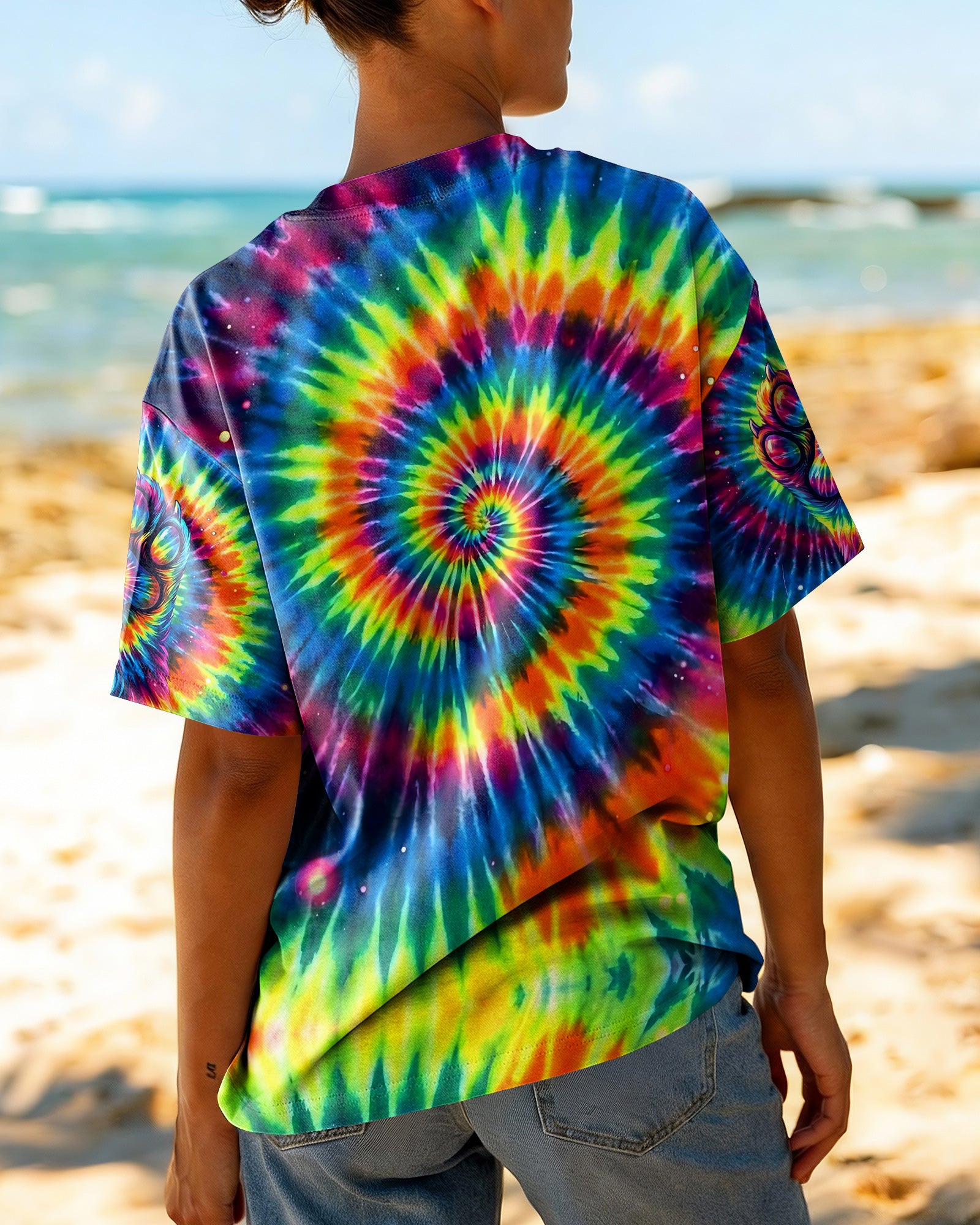 COLORFUL PAW ALL OVER PRINT - TYQY2402262