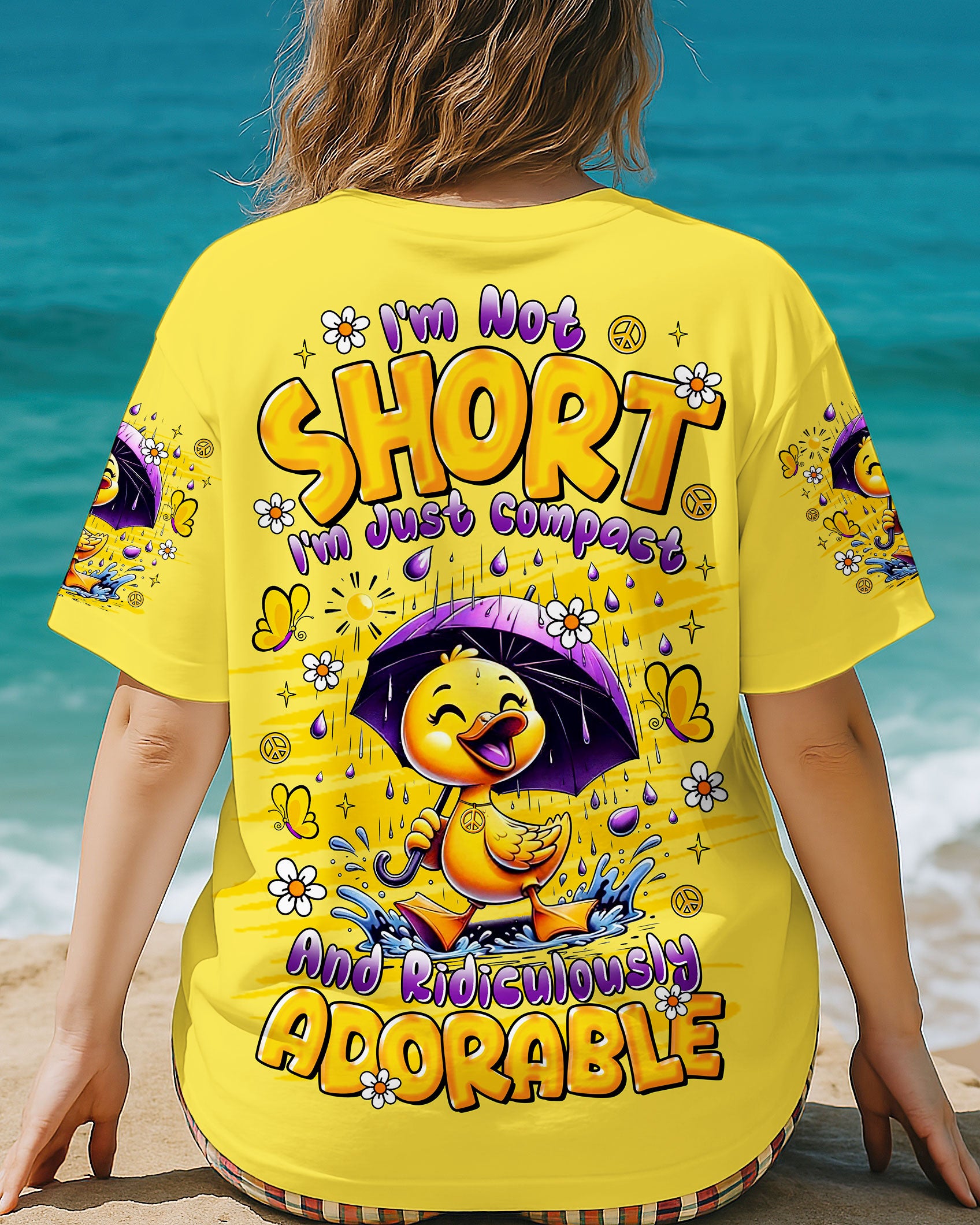 I'M NOT SHORT DUCK ALL OVER PRINT - TLTR2808253