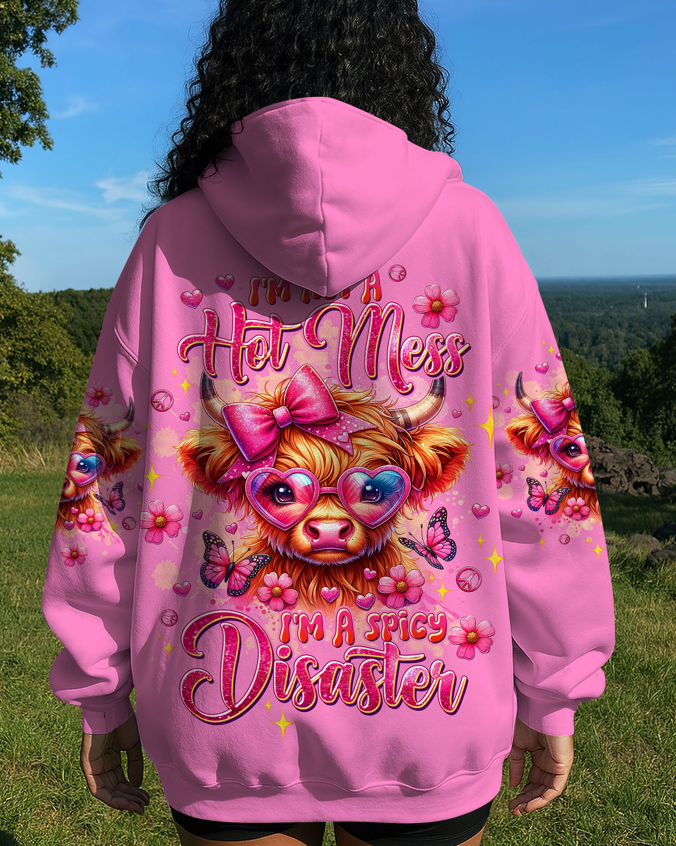 I'M NOT A HOT MESS COW  ALL OVER PRINT - TLTW1010253