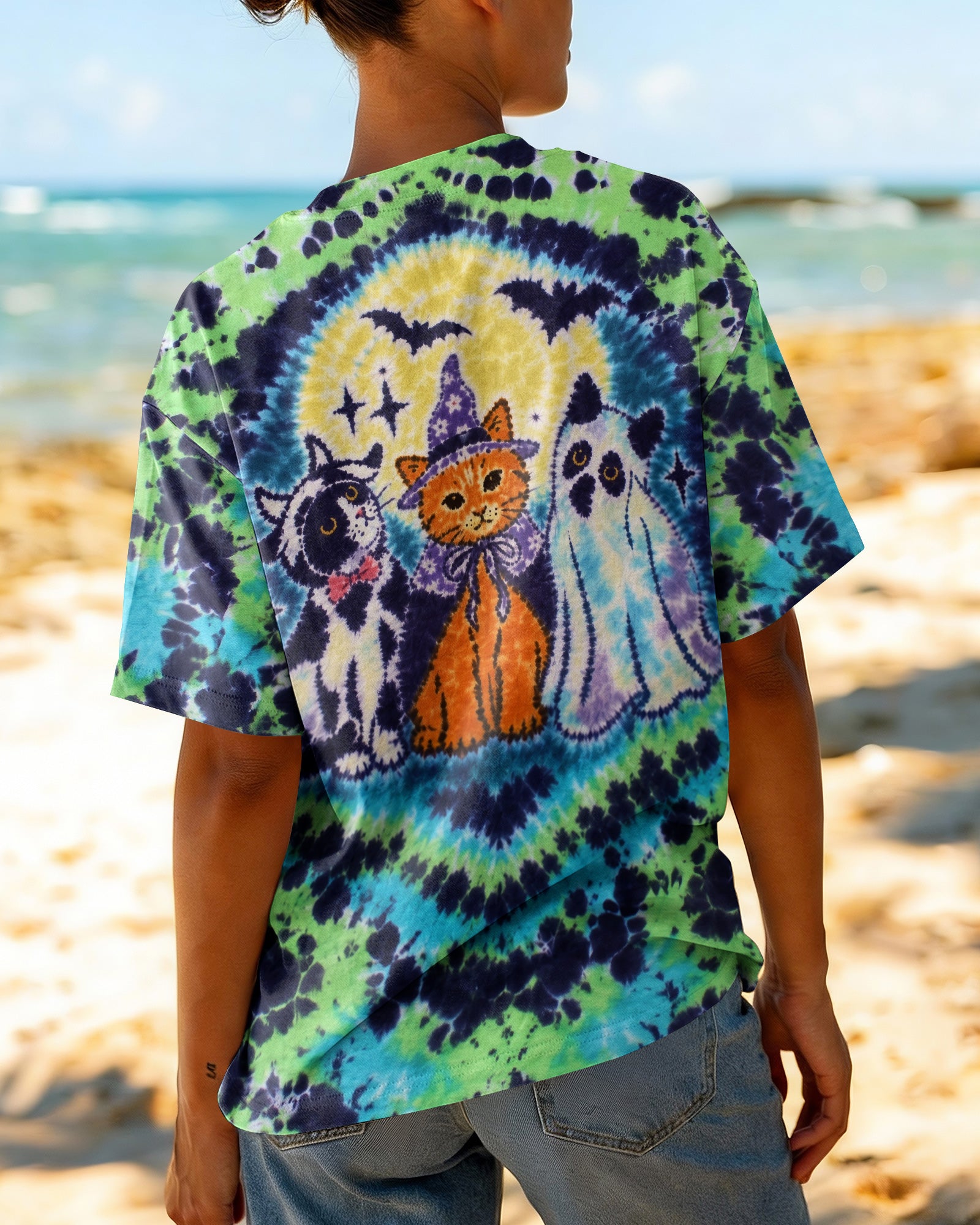 WITCHY KITTY GHOST FRIENDS ALL OVER PRINT – RI0508263