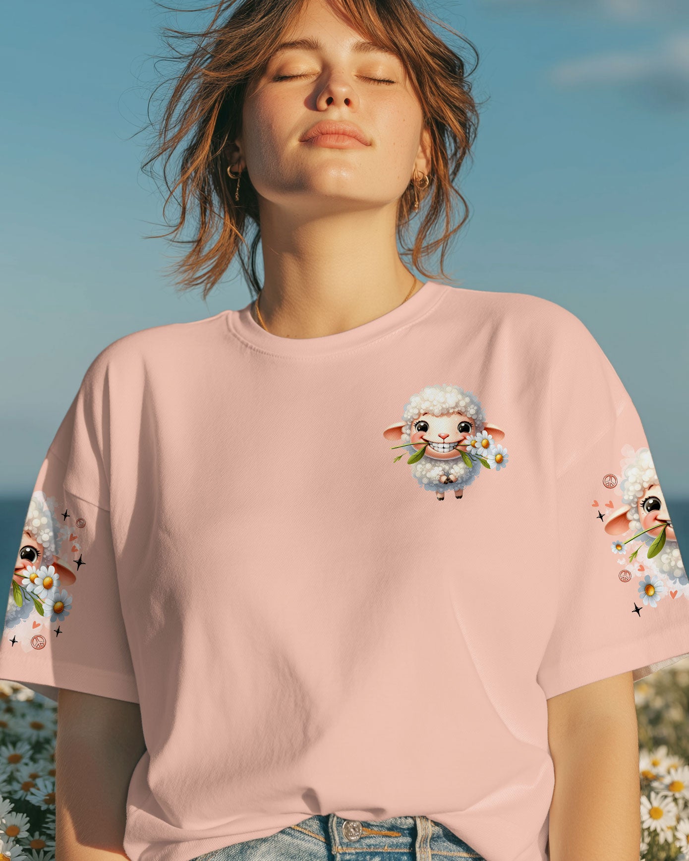 BE THE REASON SOMEONE SMILES TODAY SHEEP ALL OVER PRINT  - TLTR1407253