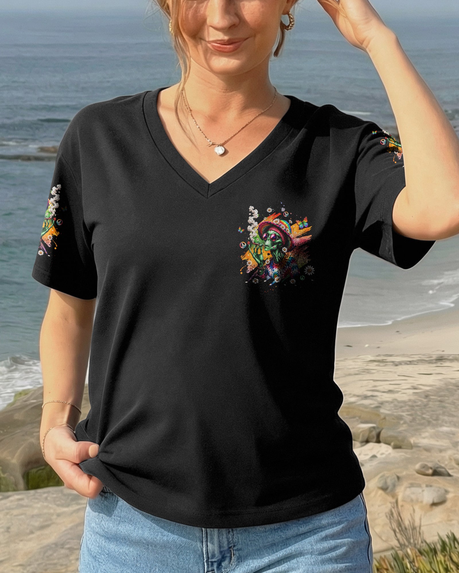 OLD HIPPIES ALIEN ALL OVER PRINT - TLHG0206263