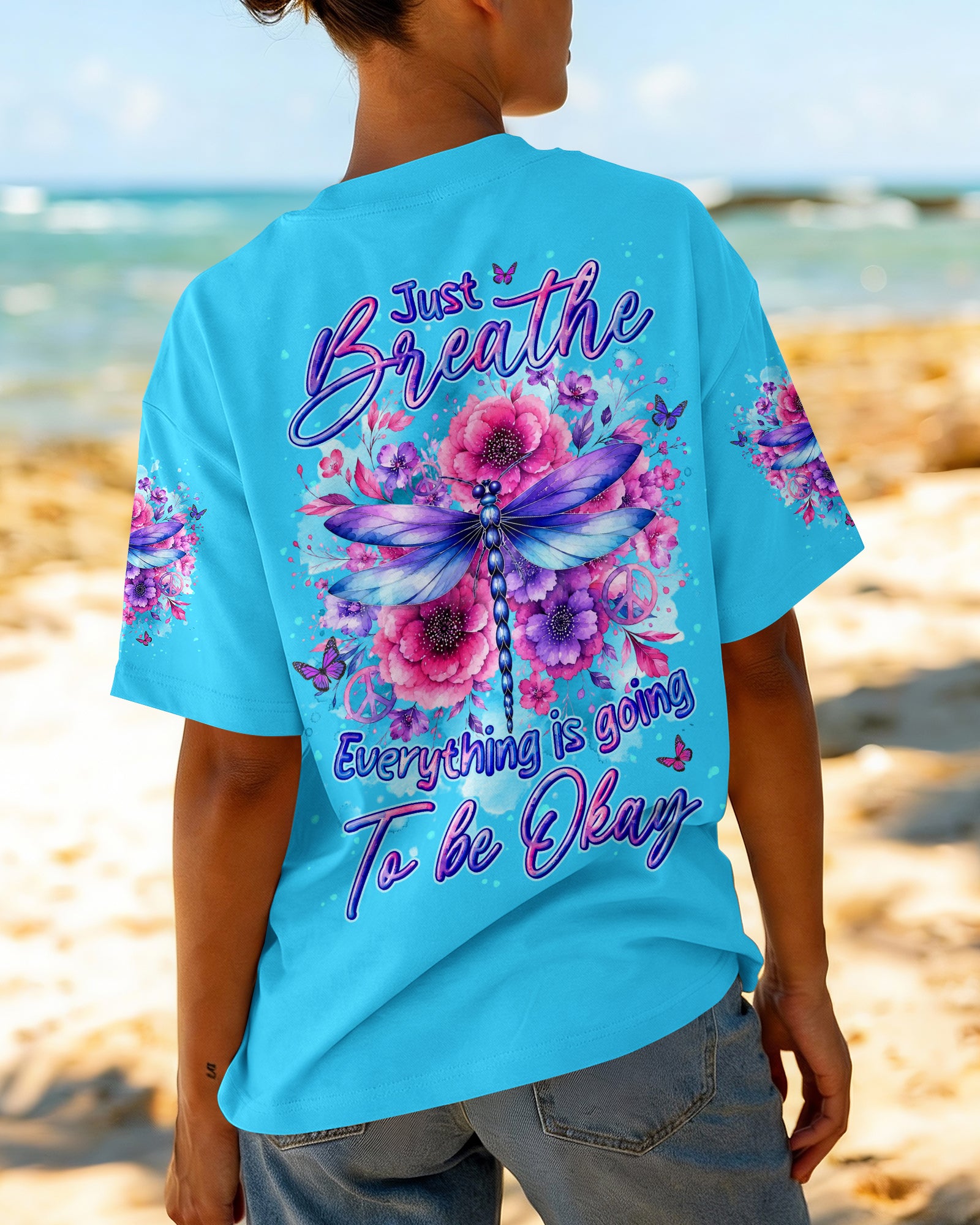 JUST BREATHE DRAGONFLY ALL OVER PRINT - TYLN1806262