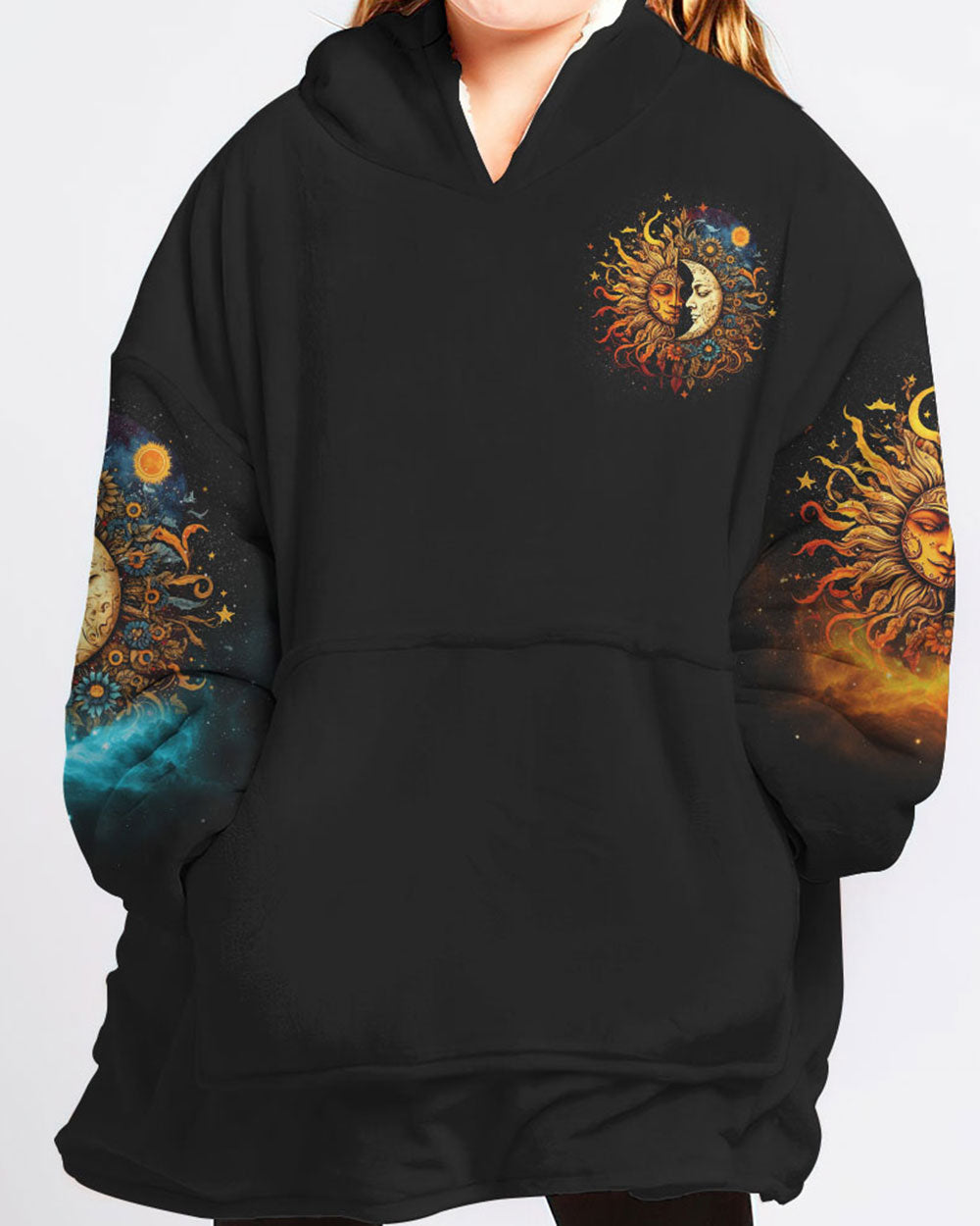 LIVE BY THE SUN SHERPA BLANKET HOODIE - TYTM2702237