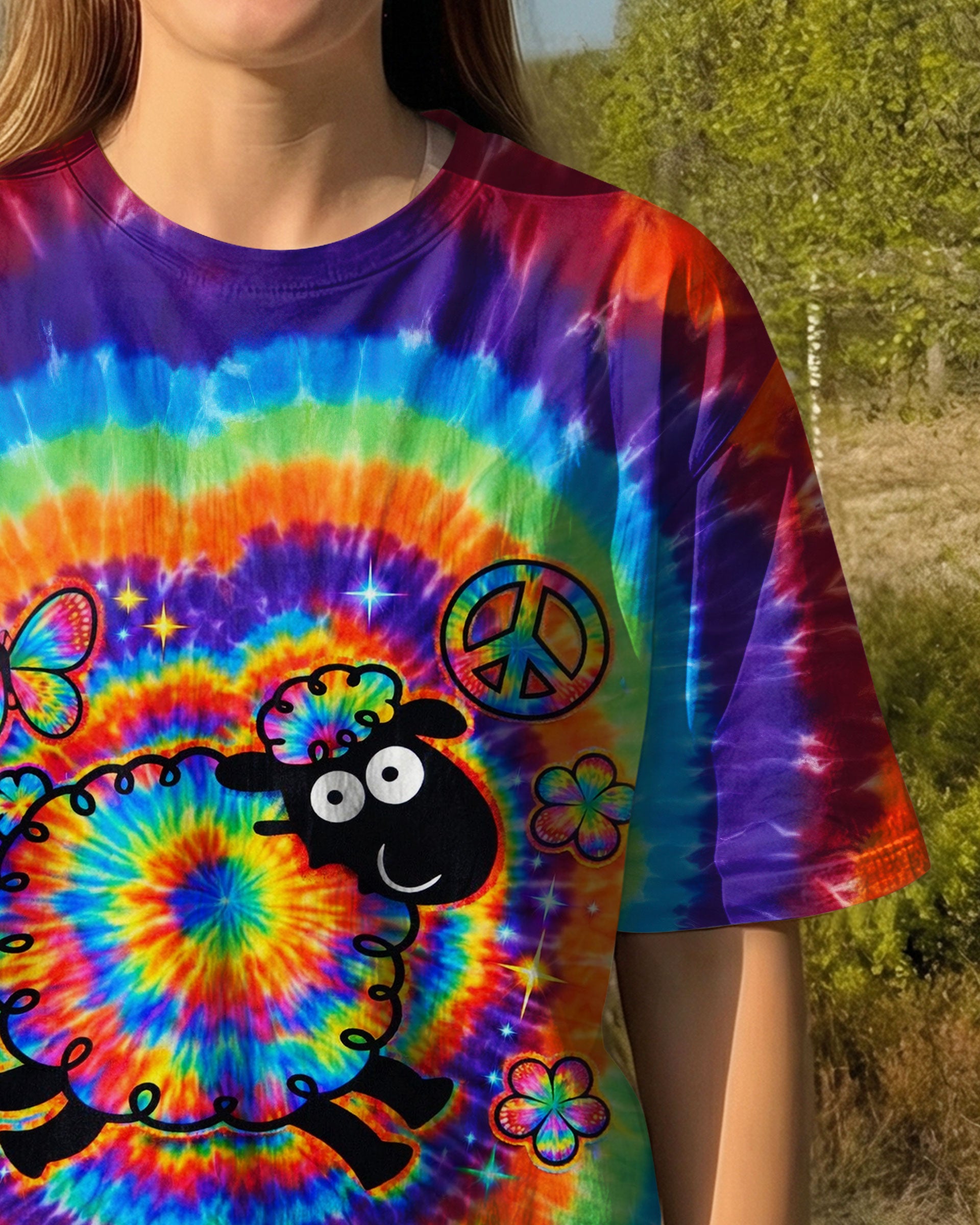 I'M NOT THE BLACK SHEEP SWIRL ALL OVER PRINT - TLTW2803262