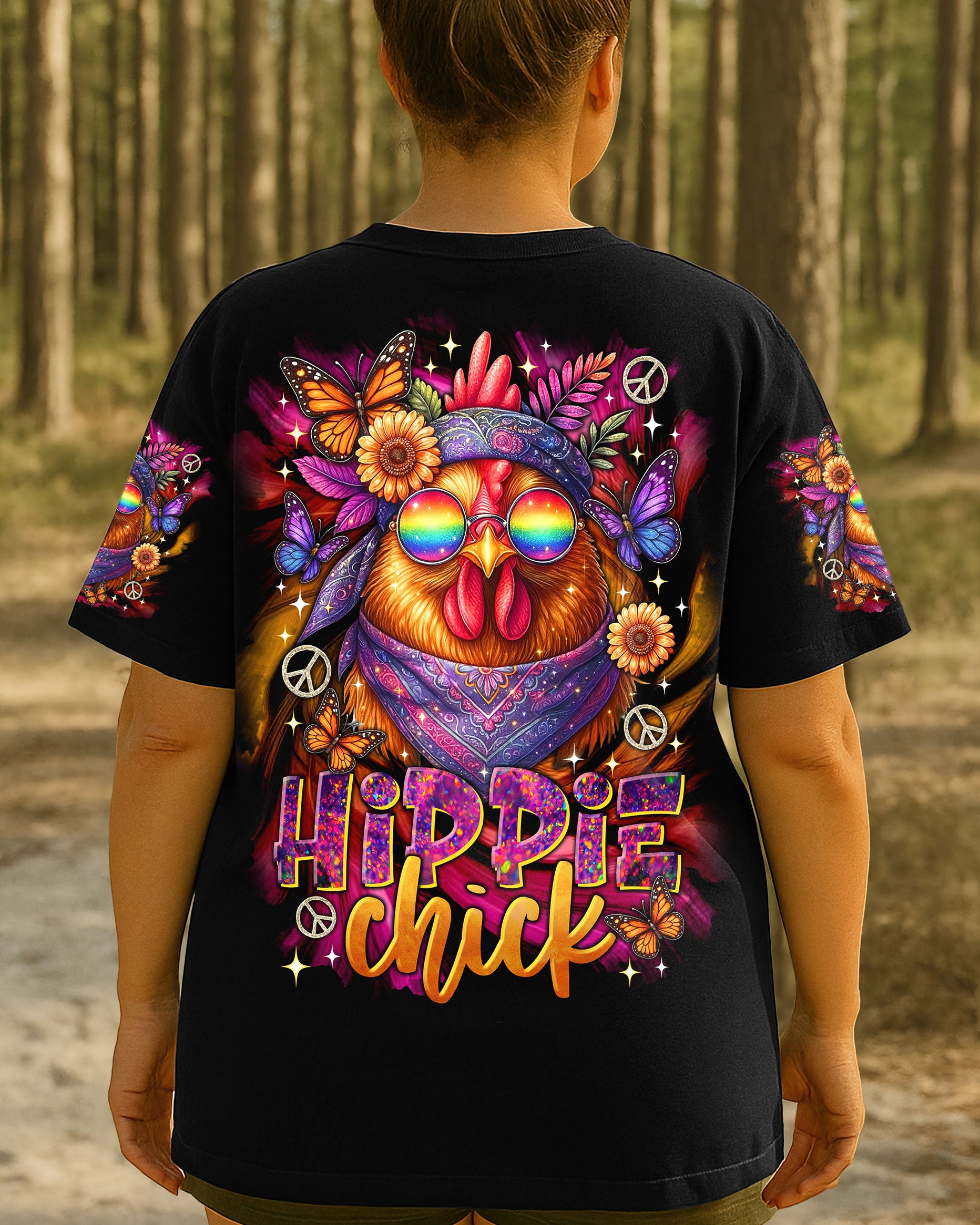 HIPPIE CHICK ALL OVER PRINT - TLTR3007253