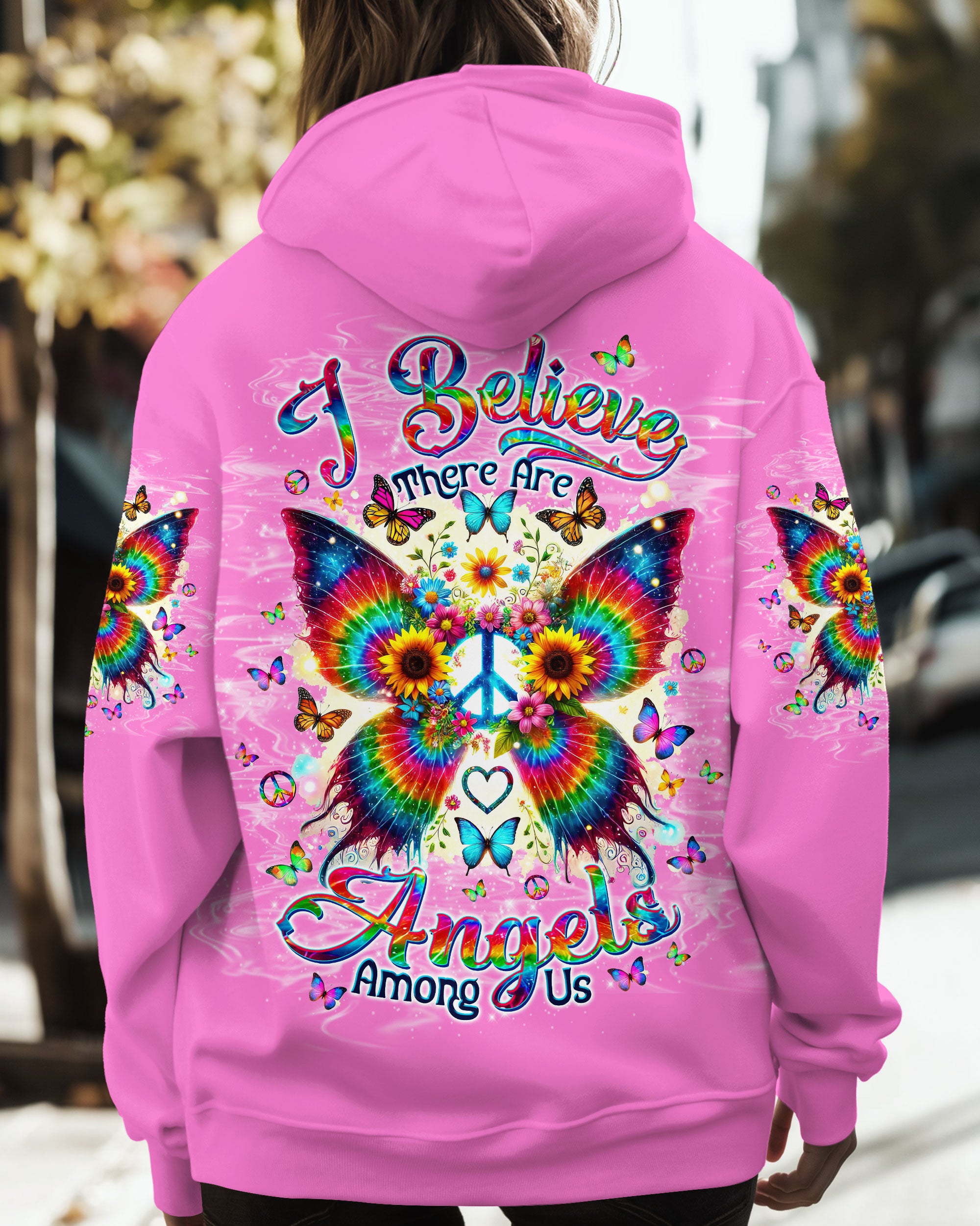 I BELIEVE THERE ARE ANGELS AMONG US WINGS ALL OVER PRINT  - TLTW2002254