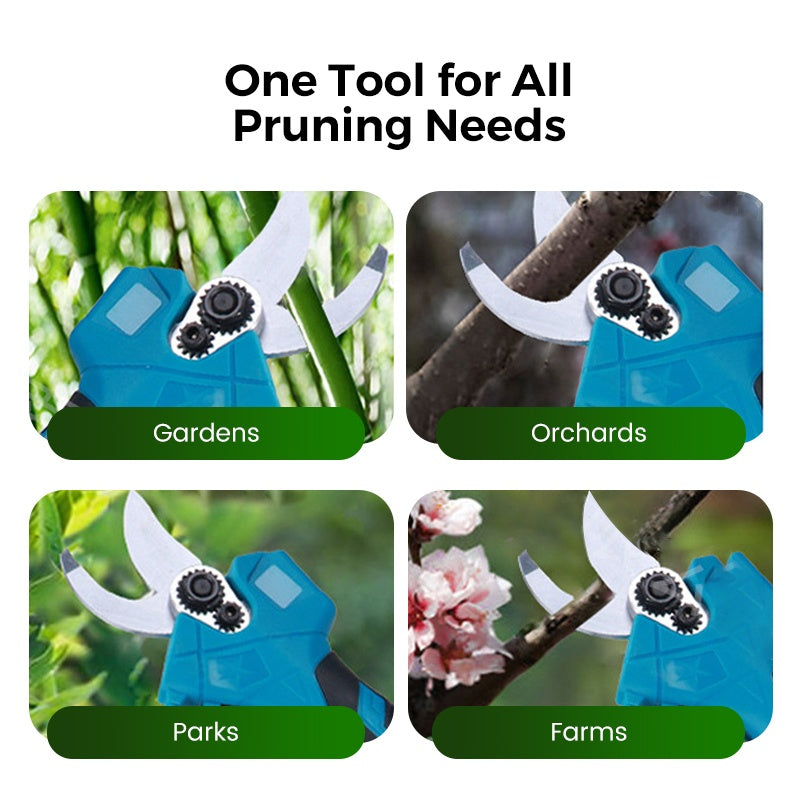 🔥 50% OFF! ✨ ELECTRIC PRUNING SHEARS - Cordless & 10mm Cutting Capacity, 2-Hour Fast Charge, Ergonomic Design for Garden and Orchard 🌿🔋