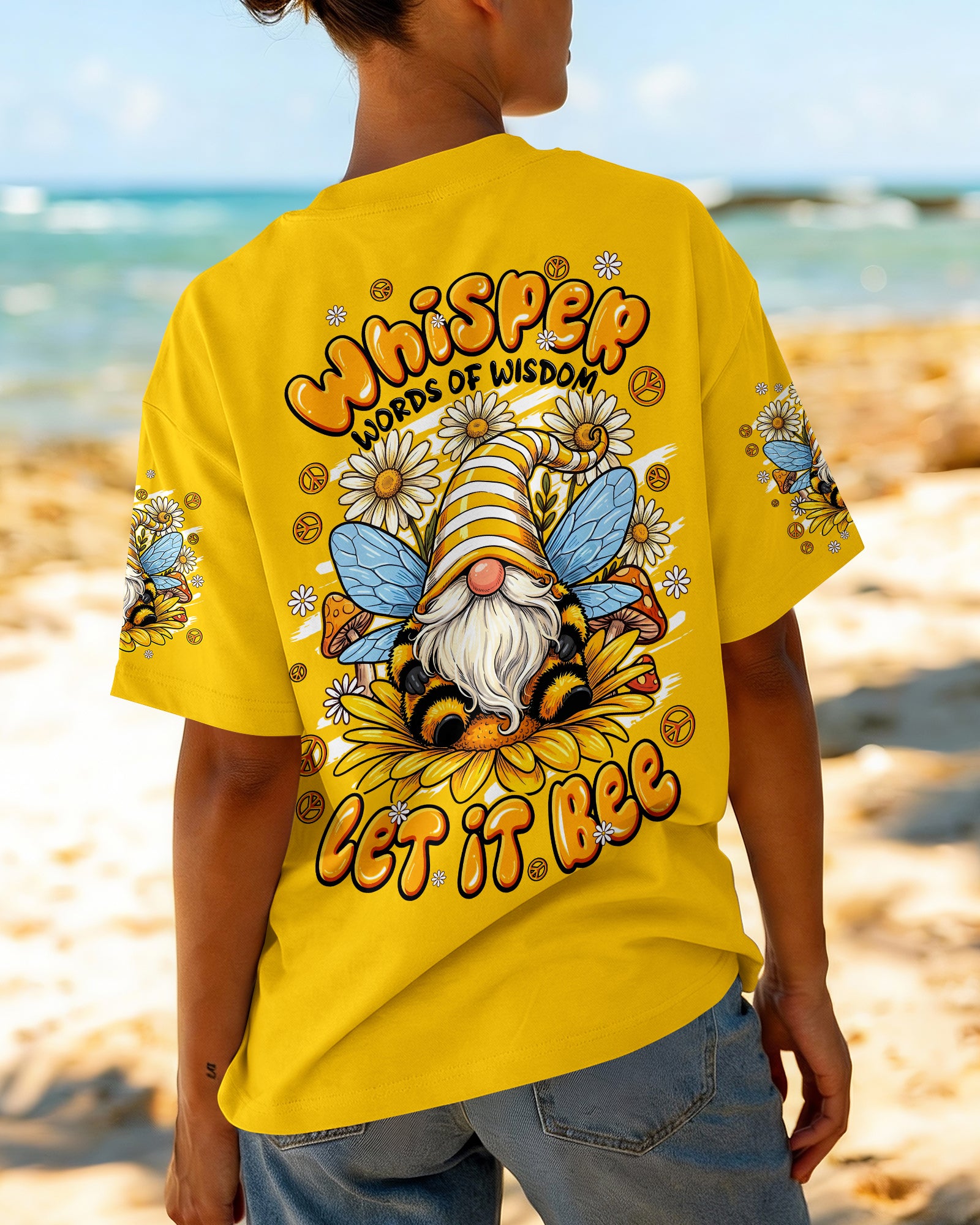 WHISPER WORDS OF WISDOM LET IT BEE GNOME ALL OVER PRINT - TYPQ1407261