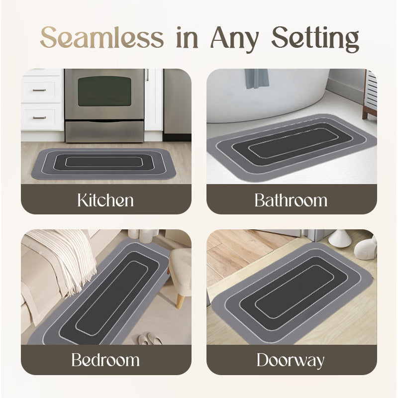 🥳Limited time hot sale🔥Non-Slip & Super Absorbent Floor Rugs🦶