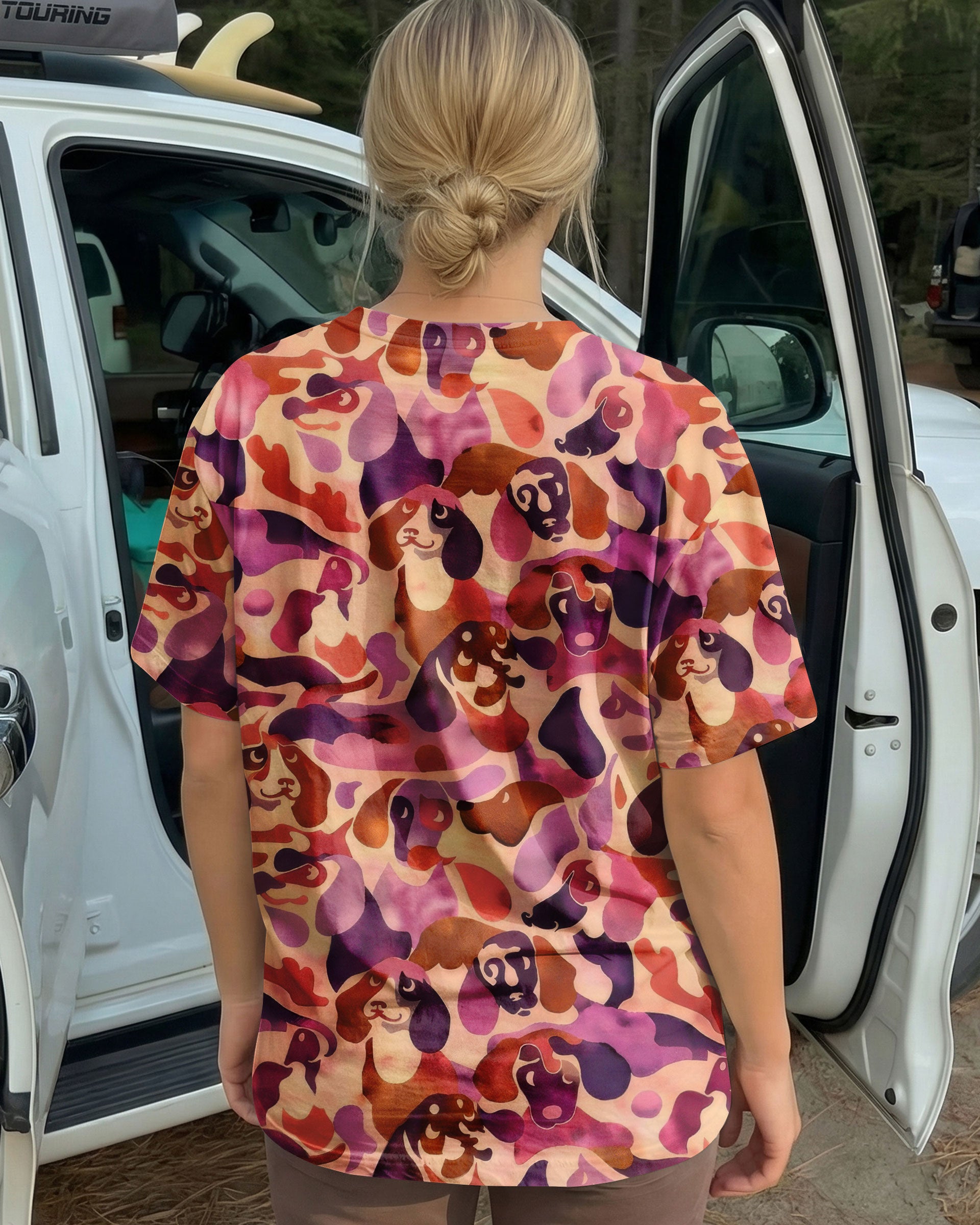 DACHSHUND DOG CAMOUFLAGE ALL OVER PRINT - TLTW1003262