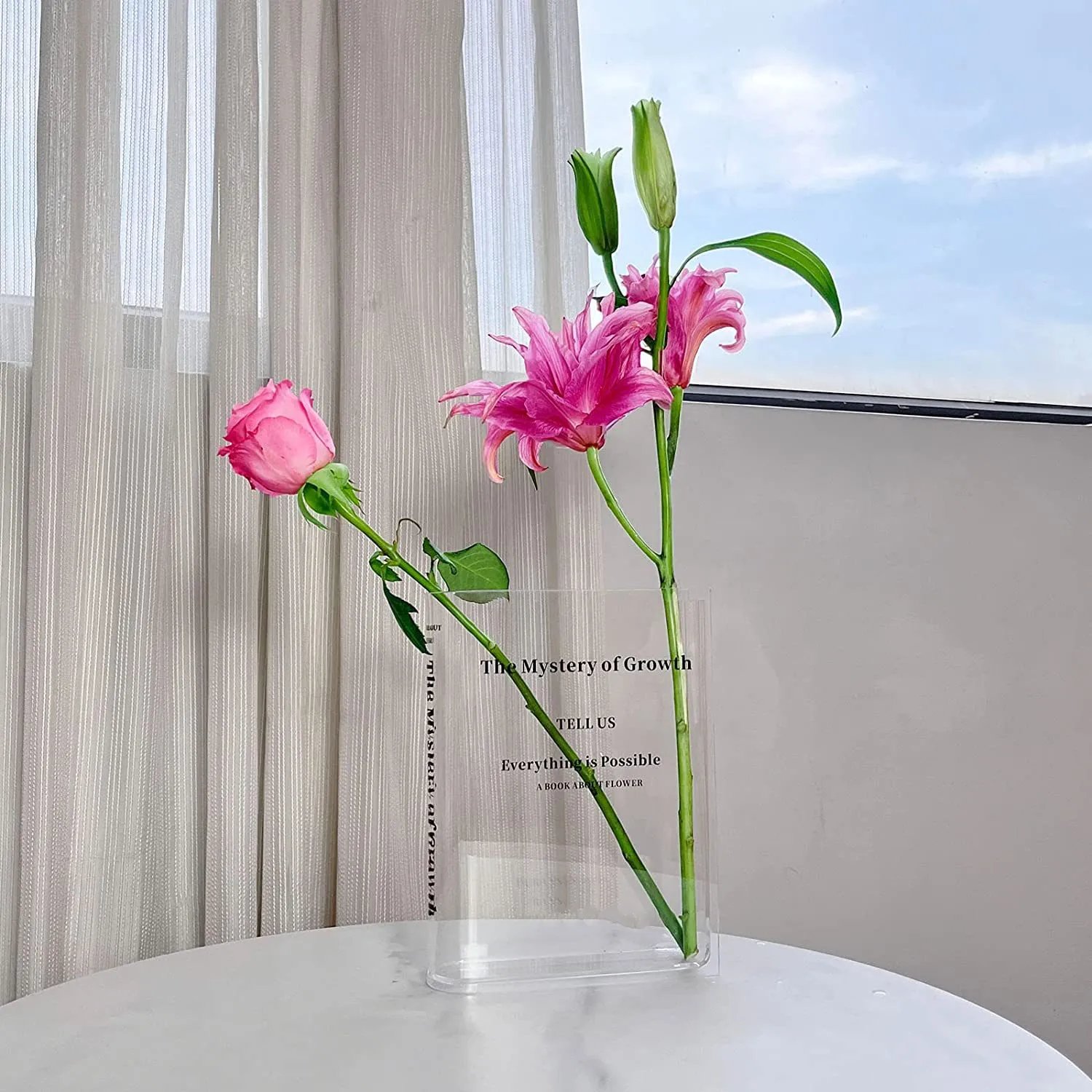 🔥LAST DAY 50% OFF - 📚💐💕Book Vase: Books About Flowers